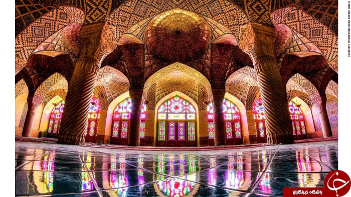 تصاویر متقارن خیره&zwnj;کننده از مساجد ایرانی+تصاویر