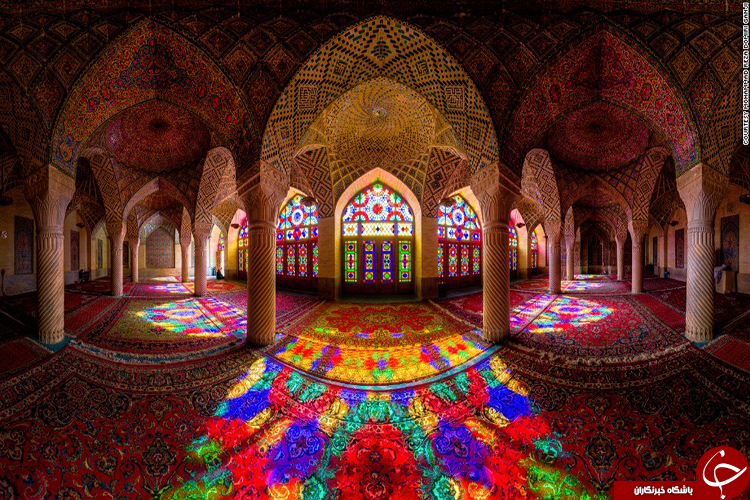 تصاویر متقارن خیره&zwnj;کننده از مساجد ایرانی+تصاویر