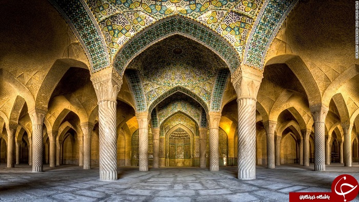 تصاویر متقارن خیره&zwnj;کننده از مساجد ایرانی+تصاویر