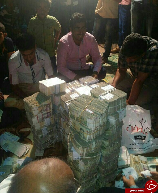 داماد بندرعباسی بیش از دو میلیارد شاباش به خانه بخت برد +تصاویر
