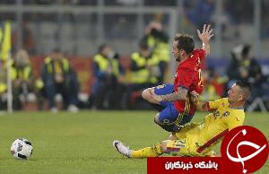 توقف اسپانیا مقابل رومانی