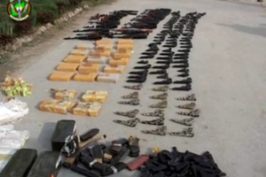 يک مخفیگاه بزرگ سلاح در پروان کشف شد