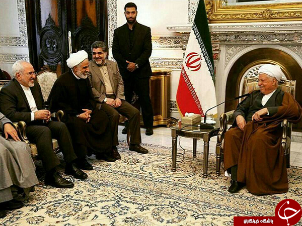 عید دیدنی ظریف از آیت الله هاشمی
