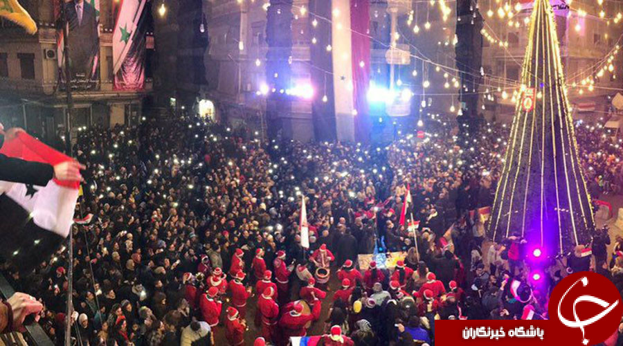 مسیحیان حلب، کریسمس را جشن گرفتند