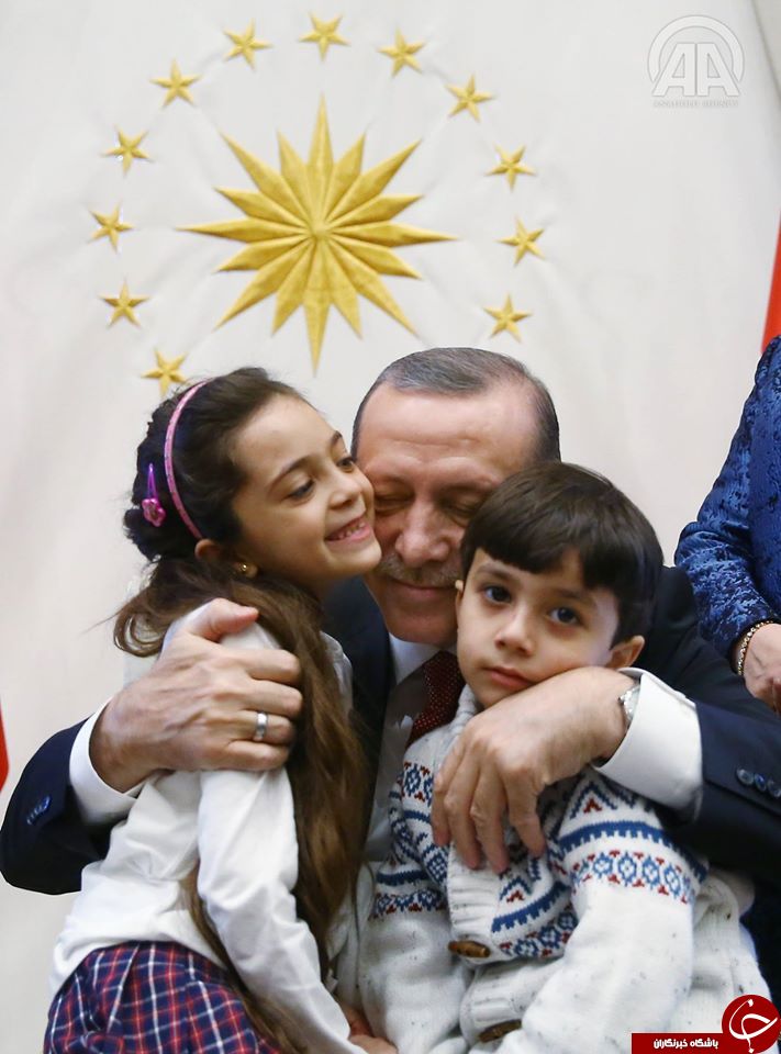وقتی اردوغان دلسوز مردم سوریه می شود!+تصاویر و فیلم