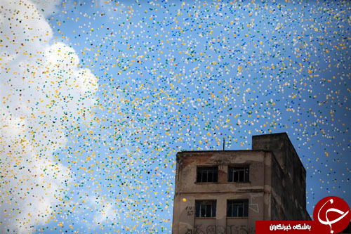 از به پرواز درآمدن 50 هزار بادکنک تا شلیک به سمت بانوی فلسطینی