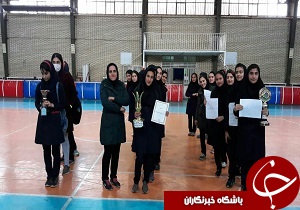 سمائیان قهرمان هندبال آموزشگاه های دختران آبیک