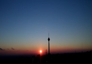 دیدن این غروب زیبا را از دست ندهید! + فیلم