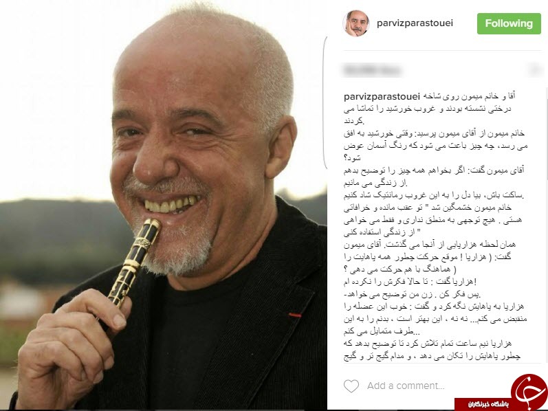 داستانی زیبا به روایت پرستویی در خصوص لذت زندگی