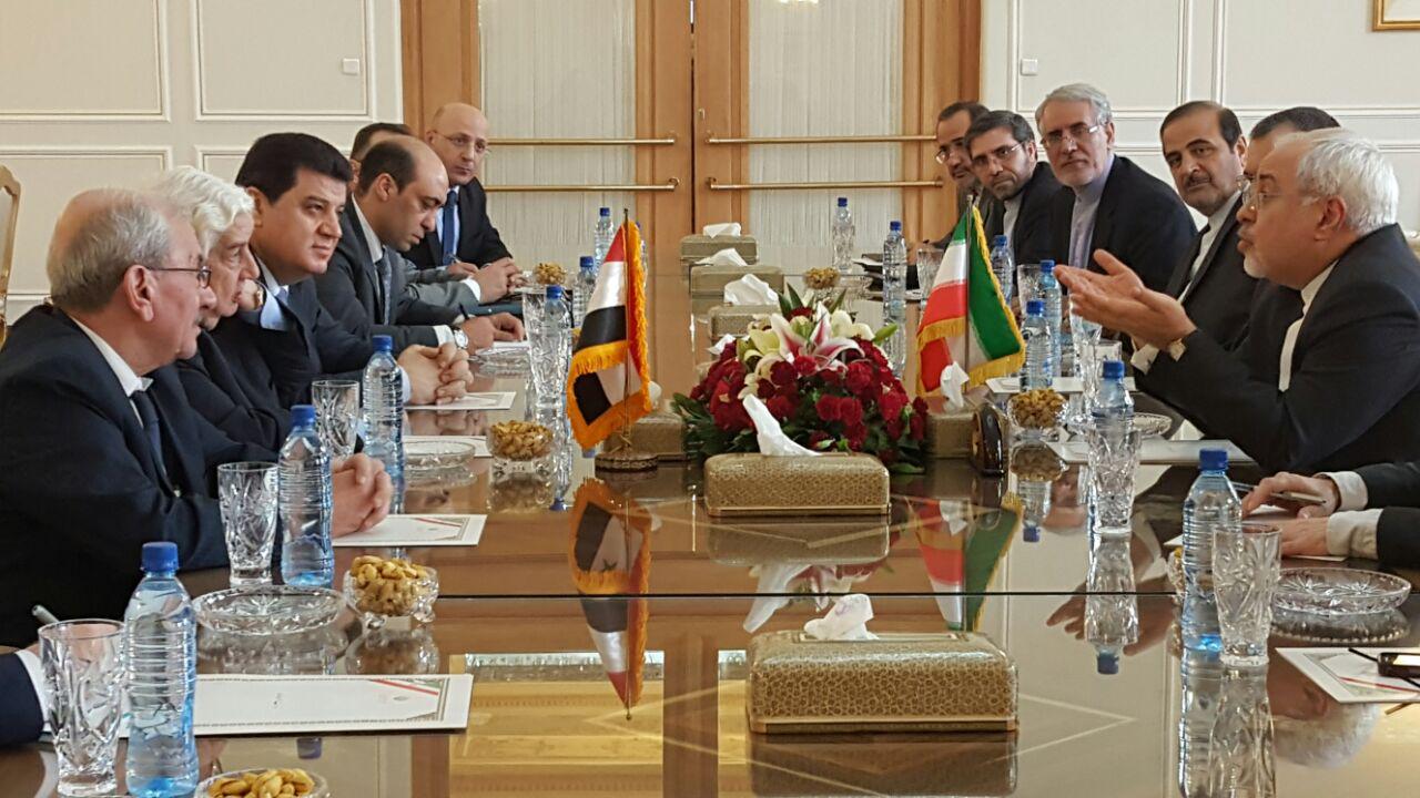 وزیر خارجه سوریه با محمدجواد ظریف دیدار کرد