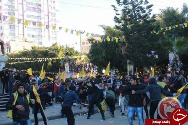 درگیری میان طرفداران عباس و دحلان در غزه+تصاویر