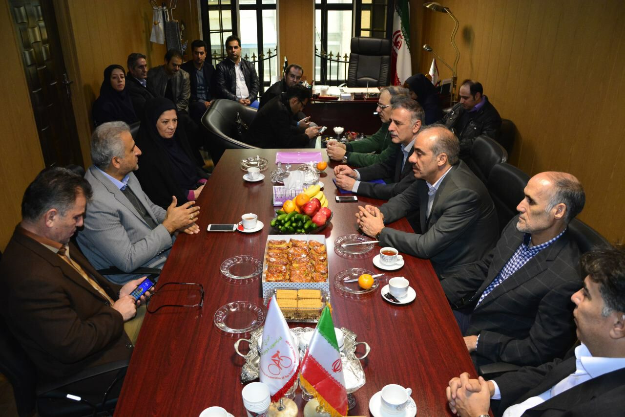 مراسم معارفه رئیس جدید فدراسیون دوچرخه سواری آغاز شد