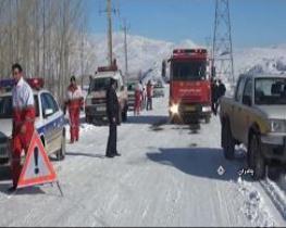 برگزاری مانور تصادفات جاده ای در چالدران
