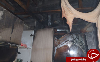 اطفا حریق چهار واحد اداری و تجاری + تصاویر