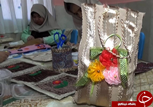 آموزش توانخواهان در مرکز حرفه&zwnj;آموزی بیرجند + فیلم