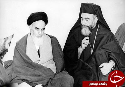 مشهورترین اسقف مسیحی حامی مقاومت درگذشت +&zwnj;تصاویر با امام و رهبری