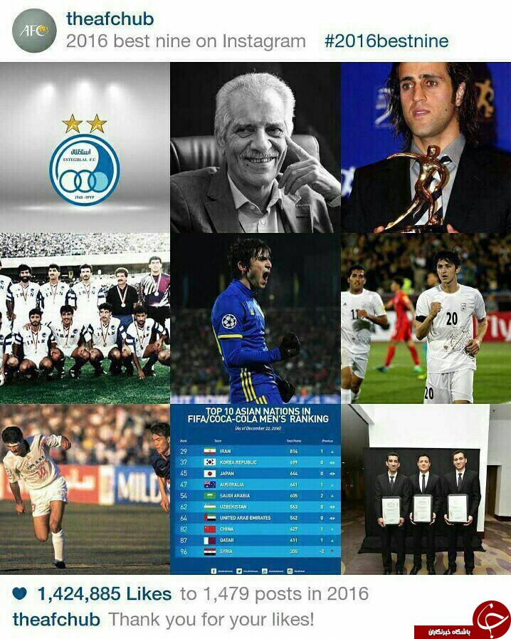 9 پست پرطرفدار AFC در سال 2016