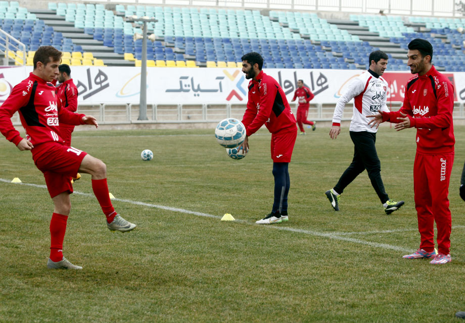 تمرین دوشنبه پرسپولیس در غیاب ملی&zwnj;پوشان برگزار شد