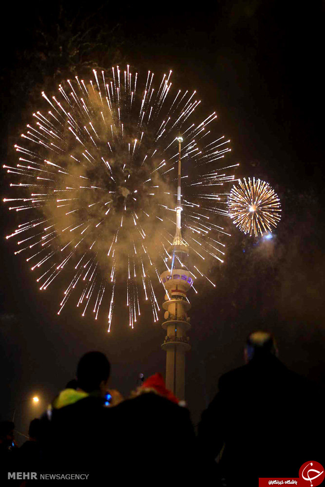 کشورها سال نو میلادی را چطور جشن گرفتند؟