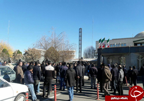 اعتراض کارگران شرکت کنتور سازی و رسا نور +تصاویر