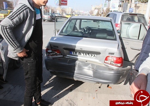 حادثه در پشت چراغ قرمز