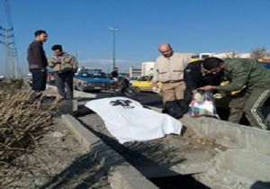 مرگ موتور سوار عجول در جاده مخصوص