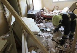انفجار گازشهری در منزل مسکونی