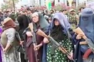 مسلح شدن زنان ولسوالی درزاب ولایت جوزجان علیه داعش