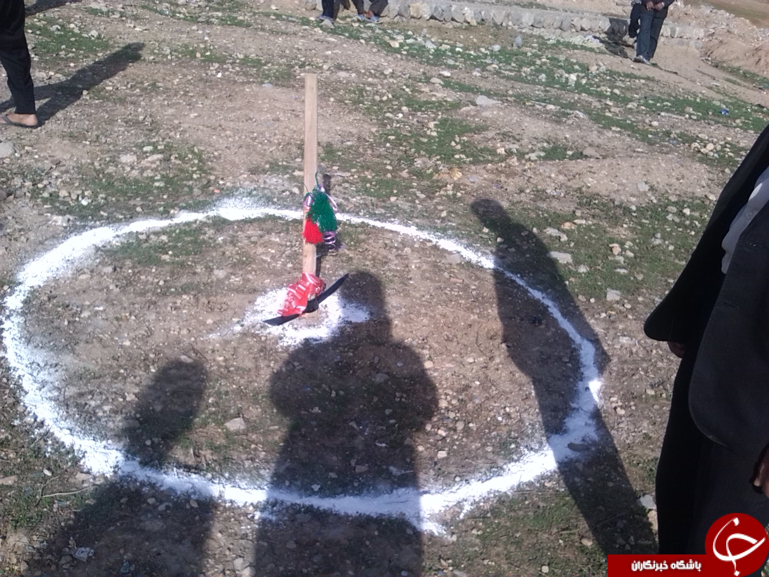 مراسم کلنگ&zwnj;زنی ساخت مدرسه در روستای &laquo;سونک&raquo; + تصاویر