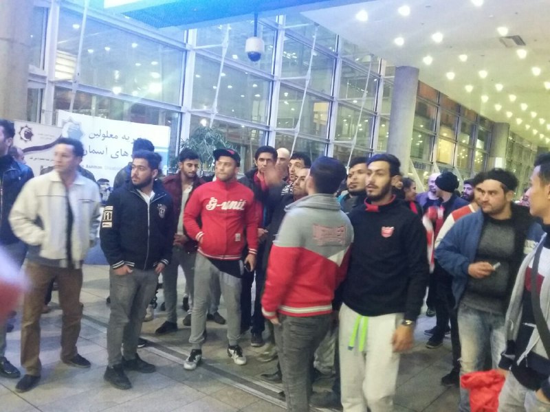 هواداران پرسپولیس به استقبال ملی پوشان این تیم رفتند