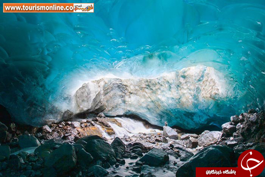 عکس/ غارهای یخی آلاسکا