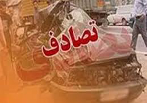 زخمی شدن دو نفر در تصادف دو خودرو