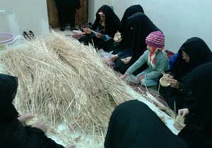 برگزاری دوره آموزش پخل بافی در بشرویه