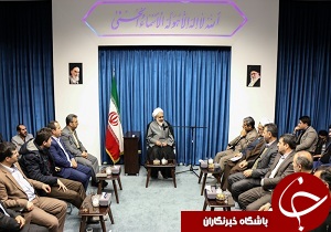 دیدار اعضای حراست و گزینش آموزش و پرورش با امام جمعه