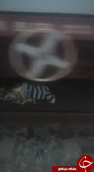 لحظه دلهره&zwnj;آور زیر قطار +تصاویر