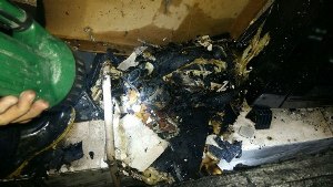 مهار آتش سوزی در آرایشگاه زنانه