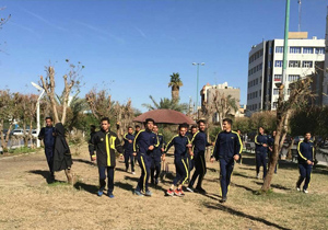 سپاهان در خیابان تمرین کرد