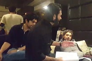 پشت صحنه فیلم آوار + فیلم