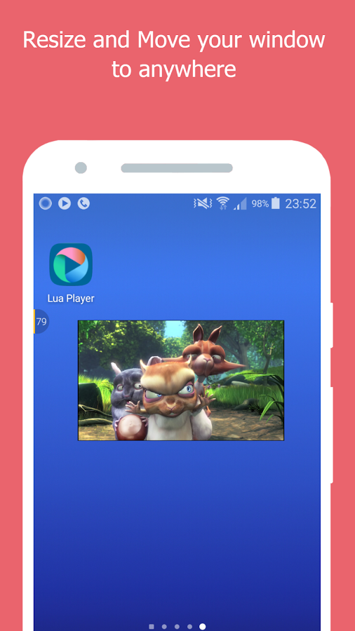دانلود Lua Player Pro برای اندروید /  امکان پخش فیلم به صورت POP Up