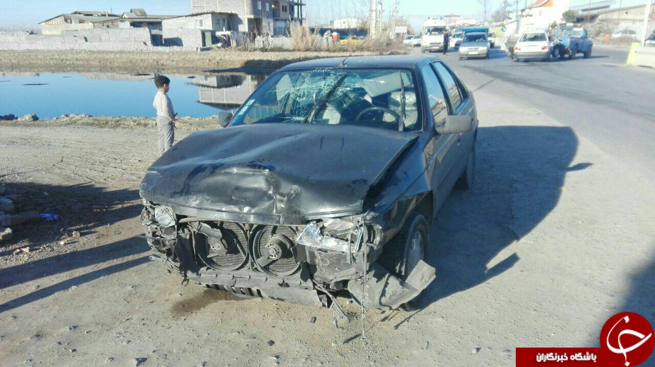 5 زخمی و یک کشته در یک تصادف + تصاویر
