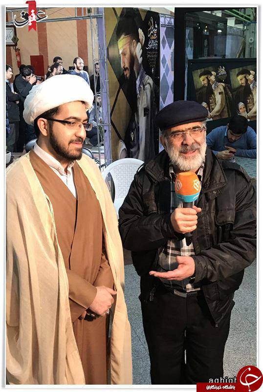 عکس/ بازیگر معروف در کنار فرزند روحانی&zwnj;اش