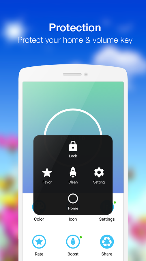 دکمه شناور آیفون برای اندروید با دانلود Assistive Touch for Android