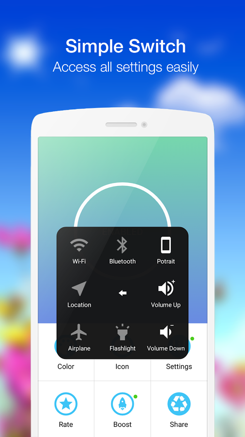 دکمه شناور آیفون برای اندروید با دانلود Assistive Touch for Android