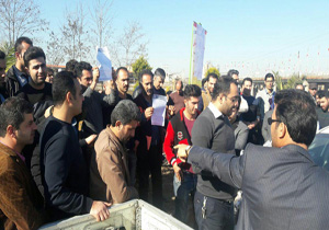 نارضایتی کسبه&zwnj;ها از برپایی نمایشگاه مبل قائمشهر  + تصاویر