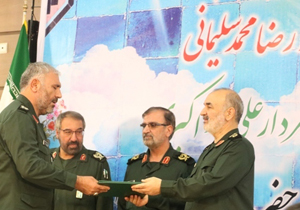 تکریم و معارفه فرمانده سپاه قمر بنی هاشم (ع)