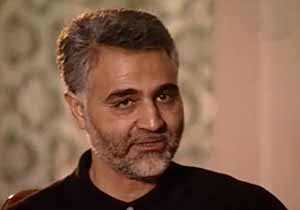 چشمان اشکبار سردار سلیمانی حین صحبت از احمد کاظمی + فیلم