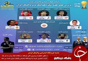 والیبالیست های استان در جمع برترین های لیگ برتر