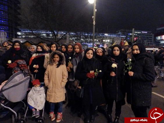 پاسخ زیبای مسلمانان مقیم برلین به حادثه تروریستی