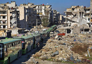 نخست‌وزیر ترکیه: 40 هزار غیرنظامی از حلب خارج شده‌اند