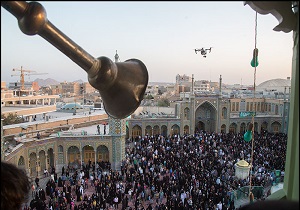 آیین نقاره زنی در حرم حضرت معصومه(س)